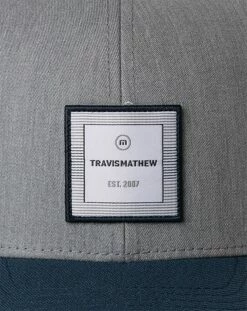 TravisMathew Men's Higher Mountain Oasis Golf Hat For Men Heather Grey -TravisMathew Sales Store unnamed file 1008