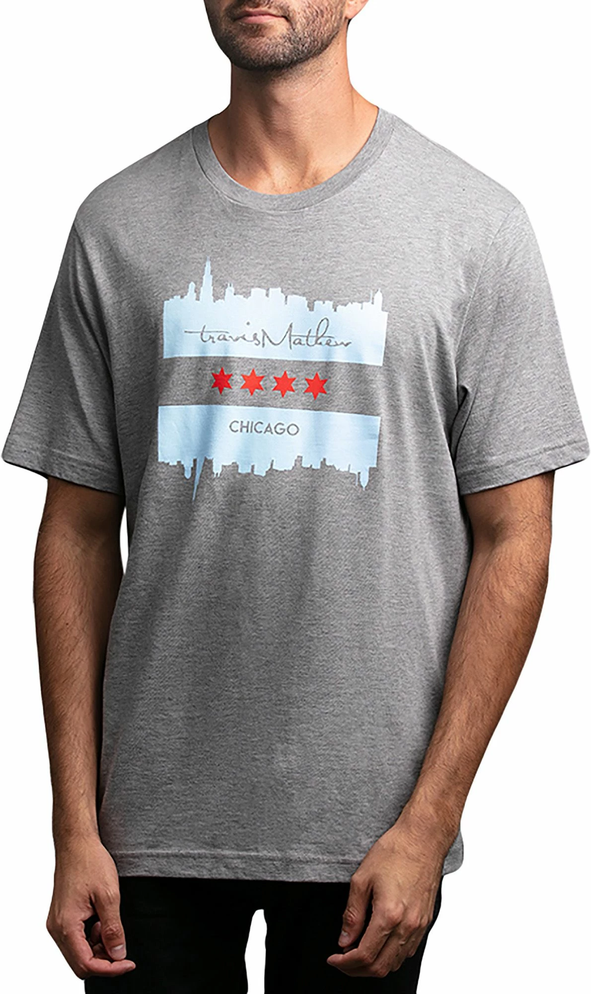 TravisMathew Men's The Casey T-Shirt For Men Heather Grey 3 TravisMathew Men's The Casey T-Shirt For Men Heather Grey