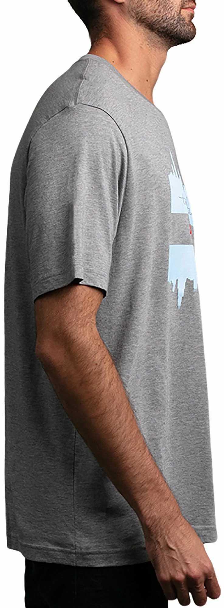 TravisMathew Men's The Casey T-Shirt For Men Heather Grey 5 TravisMathew Men's The Casey T-Shirt For Men Heather Grey - Image 3
