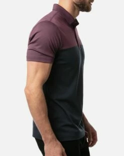TravisMathew Men's Away We Go Golf Polo For Men Heather Mauve 8 TravisMathew Men's Away We Go Golf Polo For Men Heather Mauve -TravisMathew Sales Store unnamed file 1054