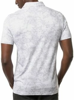 TravisMathew Men's Stay On Target Golf Polo For Men White -TravisMathew Sales Store unnamed file 1058