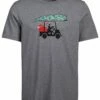 TravisMathew Men's Naughty Or Nice Short Sleeve Golf T-Shirt For Men Heather Grey