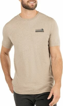 TravisMathew Men's Fish Not Found Golf T-Shirt For Men Heather Portabella