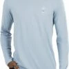 TravisMathew Men's Crosstrail Long Sleeve Golf T-Shirt For Men Faded Denim 2 TravisMathew Men's Crosstrail Long Sleeve Golf T-Shirt For Men Faded Denim -TravisMathew Sales Store unnamed file 1071