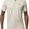 TravisMathew Men's Yeah Bay Bay Golf Polo For Men Heather Light Grey