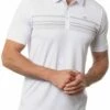 TravisMathew Men's Just One More Golf Polo For Men White