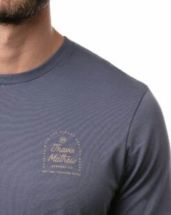 TravisMathew Men's Travel Plans Short Sleeve Golf T-Shirt For Men Nightshadow -TravisMathew Sales Store unnamed file 1105