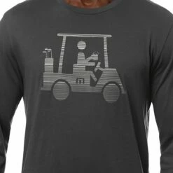 TravisMathew Men's He Is Rare Long Sleeve Golf T-Shirt For Men Blue Nights -TravisMathew Sales Store unnamed file 1175
