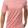 TravisMathew Play Date T-Shirt For Men Heather Garnet Rose -TravisMathew Sales Store unnamed file 119