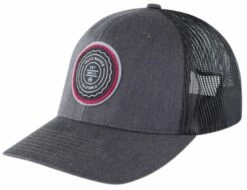 TravisMathew Men's The Patch Golf Hat For Men Heather Grey Pinstripe -TravisMathew Sales Store unnamed file 158