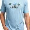 TravisMathew Men's Outlaw McGraw T-Shirt For Men Heather Blue -TravisMathew Sales Store unnamed file 168