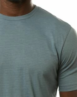 TravisMathew Men's Olympus Golf T-Shirt For Men Heather Mood Indigo -TravisMathew Sales Store unnamed file 197