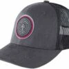 TravisMathew Men's Trip L Golf Hat For Men Heather Grey Pinstripe