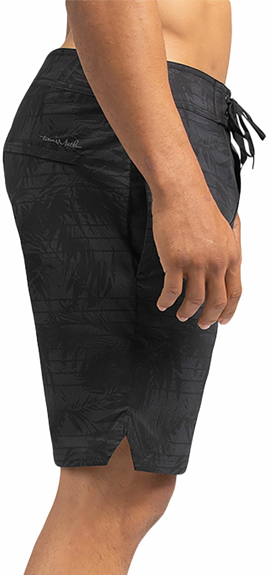 TravisMathew Men's Smuggler Boardshorts For Men Heather Black 5 TravisMathew Men's Smuggler Boardshorts For Men Heather Black - Image 3