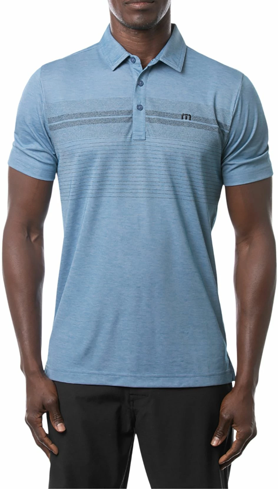 TravisMathew Men's Unprecedented Golf Polo For Men Heather Blue Sapphir 3 TravisMathew Men's Unprecedented Golf Polo For Men Heather Blue Sapphir