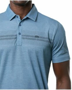TravisMathew Men's Unprecedented Golf Polo For Men Heather Blue Sapphir 9 TravisMathew Men's Unprecedented Golf Polo For Men Heather Blue Sapphir -TravisMathew Sales Store unnamed file 256