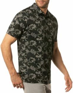 TravisMathew Men's Howling Golf Polo For Men Black -TravisMathew Sales Store unnamed file 275