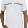 TravisMathew Men's Wildwood Golf Polo For Men Heather Light Grey