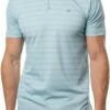 TravisMathew Men's Tahoe Golf Polo For Men Heather Delphinium
