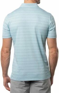 TravisMathew Men's Tahoe Golf Polo For Men Heather Delphinium -TravisMathew Sales Store unnamed file 298