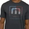 TravisMathew Men's Draw It Out Golf T-Shirt For Men Blue Nights