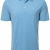 TravisMathew Men's The Heater Golf Polo For Men Heather Scooter
