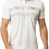 TravisMathew Men's Activate Golf Polo For Men White -TravisMathew Sales Store unnamed file 319