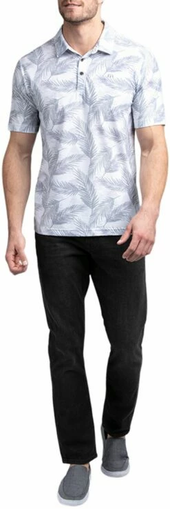 TravisMathew Men's Saucey Golf Polo For Men White 9 TravisMathew Men's Saucey Golf Polo For Men White -TravisMathew Sales Store unnamed file 339