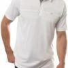 TravisMathew Men's Crow Golf Polo For Men White