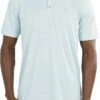 TravisMathew Men's Thundersnow Golf Polo For Men Heather Petit Four