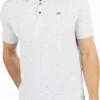 TravisMathew Men's Hot Chili Golf Polo For Men Heather Light Grey