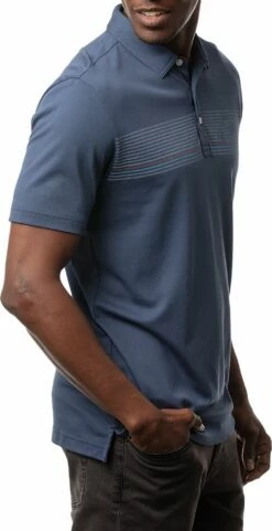 TravisMathew Men's Private Pool Golf Polo For Men Sargasso Sea -TravisMathew Sales Store unnamed file 424