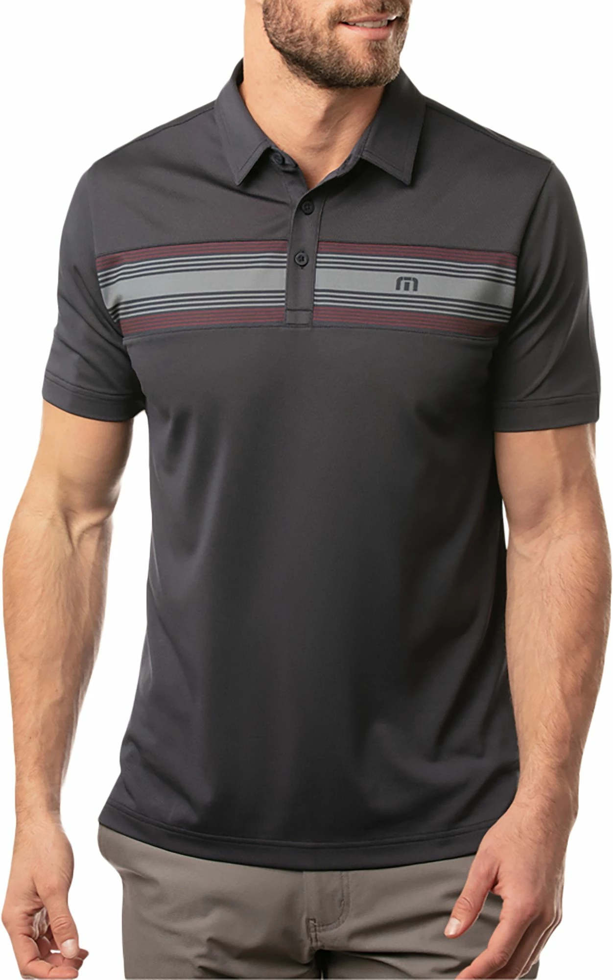 TravisMathew Men's Route 85 Golf Polo For Men Blue Night 3 TravisMathew Men's Route 85 Golf Polo For Men Blue Night