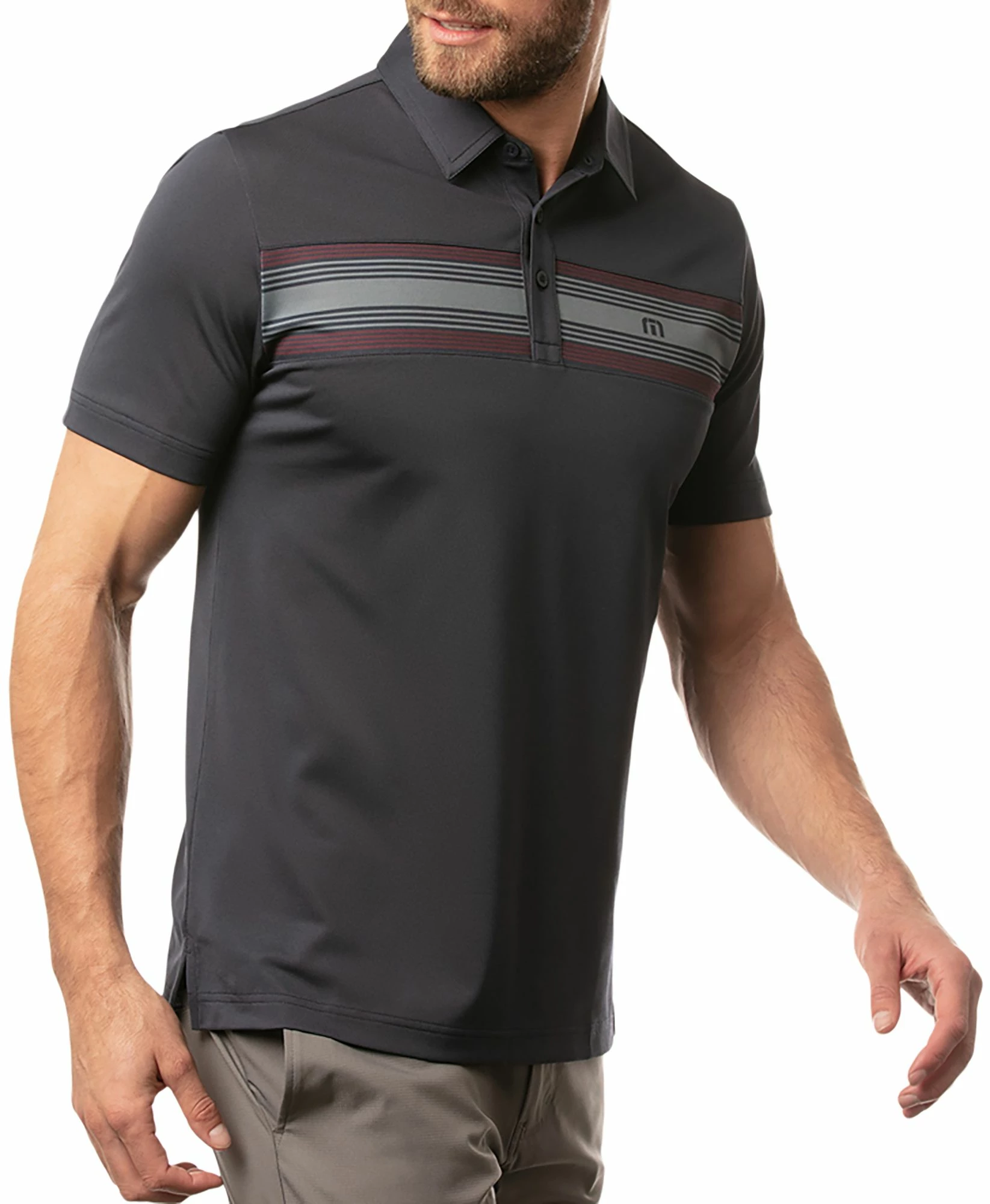 TravisMathew Men's Route 85 Golf Polo For Men Blue Night 4 TravisMathew Men's Route 85 Golf Polo For Men Blue Night - Image 2