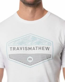 TravisMathew Men's Grand Rapids Golf T-Shirt For Men White -TravisMathew Sales Store unnamed file 469