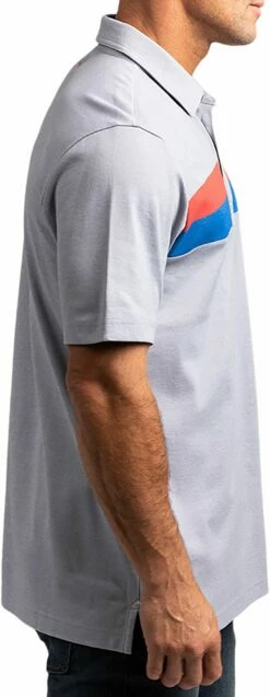 TravisMathew Men's Great Prescott Golf Polo For Men Heather Quiet Shade 7 TravisMathew Men's Great Prescott Golf Polo For Men Heather Quiet Shade -TravisMathew Sales Store unnamed file 535