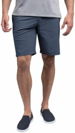 TravisMathew Men's Carlsbad 9'' Golf Shorts For Men Blue Nights/vintage Indgo