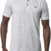 TravisMathew Men's Lake Louise Golf Polo For Men White