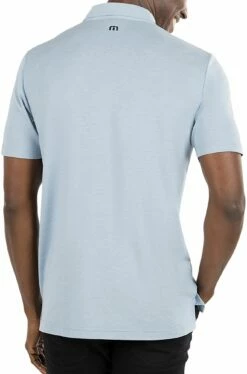 TravisMathew Men's Desert Drive Golf Polo For Men Faded Denim -TravisMathew Sales Store unnamed file 568