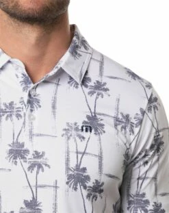 TravisMathew Men's Finally Here Golf Polo For Men White -TravisMathew Sales Store unnamed file 596