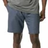 TravisMathew Men's Zipline Golf Shorts For Men Blue Nights