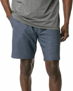 TravisMathew Men's Zipline Golf Shorts For Men Blue Nights