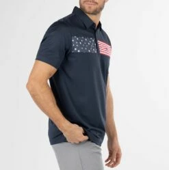 TravisMathew Men's Sea To Sea Golf Polo For Men Heather Medium Grey -TravisMathew Sales Store unnamed file 619