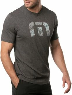 TravisMathew Men's Chimney Rock Golf T-Shirt For Men Heather Grey Pinstripe -TravisMathew Sales Store unnamed file 627