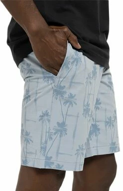 TravisMathew Men's Smooth Talker Golf Shorts For Men Heather Faded Denim -TravisMathew Sales Store unnamed file 631