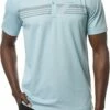 TravisMathew Men's Even Money Golf Polo For Men Heather Delphinium -TravisMathew Sales Store unnamed file 633