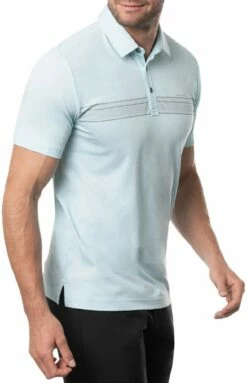 TravisMathew Men's Hole Card Golf Polo For Men Heather Petit Four -TravisMathew Sales Store unnamed file 651
