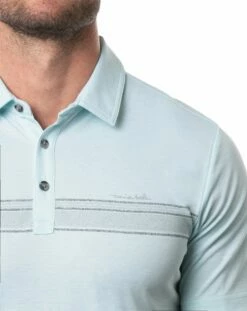 TravisMathew Men's Hole Card Golf Polo For Men Heather Petit Four -TravisMathew Sales Store unnamed file 652
