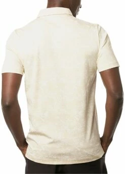 TravisMathew Men's On Porpoise Golf Polo For Men Heather Pale Sunset -TravisMathew Sales Store unnamed file 658