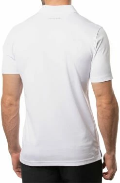 TravisMathew Men's It's A Rental Golf Polo For Men White -TravisMathew Sales Store unnamed file 669